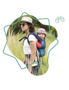 Baby Carrier Backpack Badabulle Easy & Go 15 kg Blue Ergonomic 0-4 Years 2