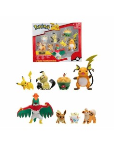Action Figures Bandai Pokémon Set 8 Pieces 2