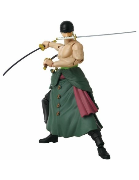 Jointed Figure One Piece Anime Heroes: Zoro Style 3 Swords 17 cm