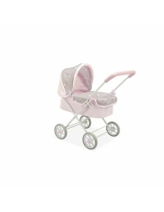 Doll Stroller Arias Emma 35 x 61 x 60 cm Pink (35 x 61 x 60 cm) (handlebar height 57 cm)