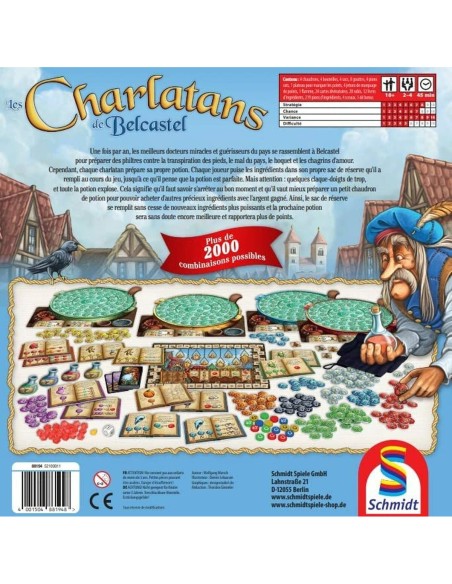 Board game Schmidt Spiele Charlatans de Bescastel
