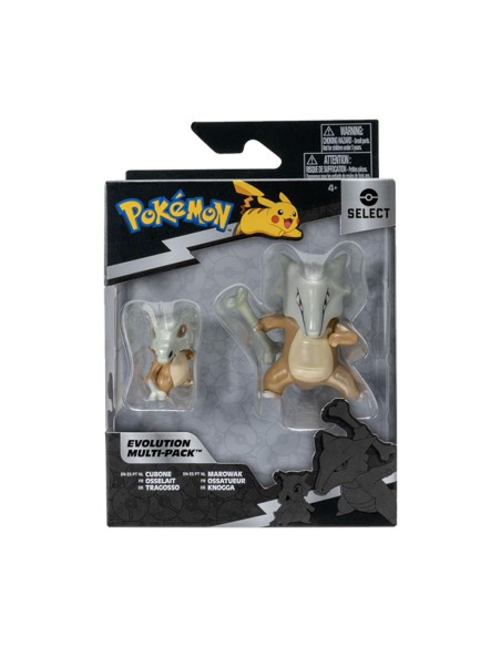 Action Figure Pokémon Evolution Pack - Cubone & Marowak