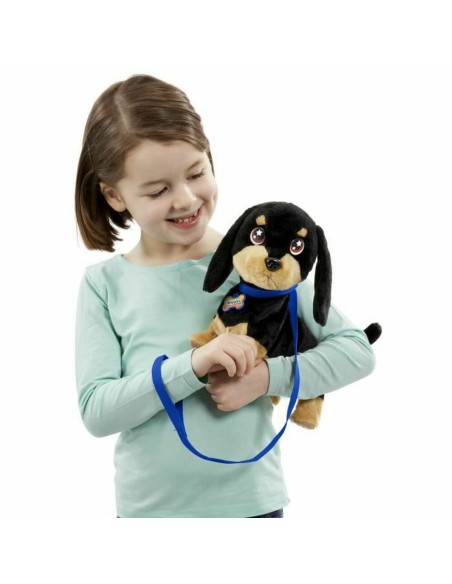 Fluffy toy Animagic Waggles on the go with sound Brown