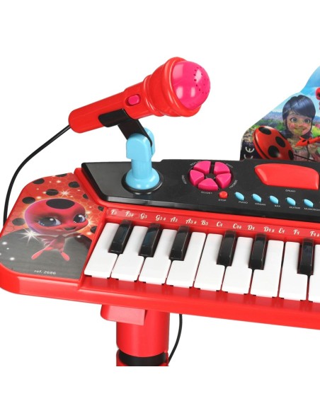 Electric Piano Lady Bug Red