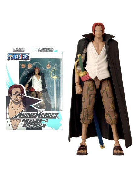 Action Figure One Piece Bandai Anime Heroes: Shanks 17 cm