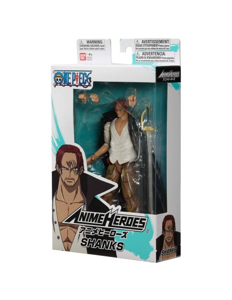 Action Figure One Piece Bandai Anime Heroes: Shanks 17 cm