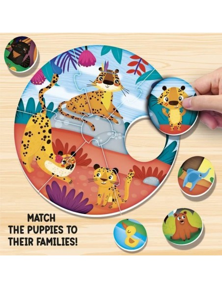 Educational Game Lisciani Giochi Montessori Baby Round Puppies (FR)
