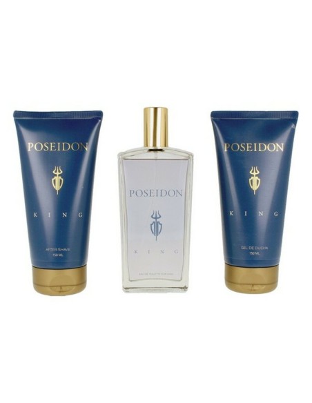 Men's Perfume Set The King Poseidon EDT (3 pcs) (3 pcs)