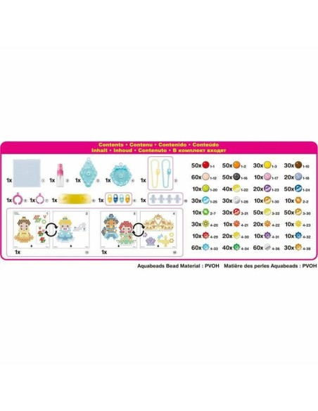 Craft Game Aquabeads My Disney princesses accessories