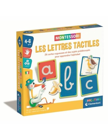 Educational Game Clementoni Les lettres tactiles (FR)