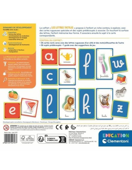 Educational Game Clementoni Les lettres tactiles (FR)