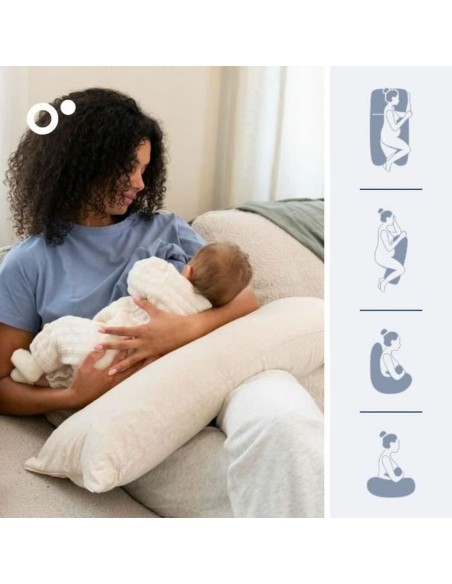 Breastfeeding Cushion Doomoo Beige XXL (2 Units)
