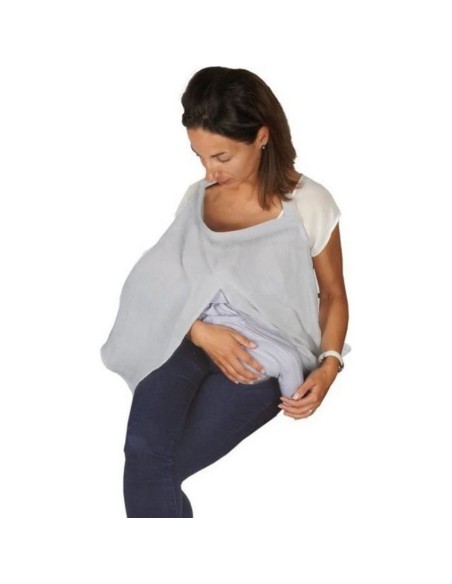Breastfeeding blanket Tineo Grey