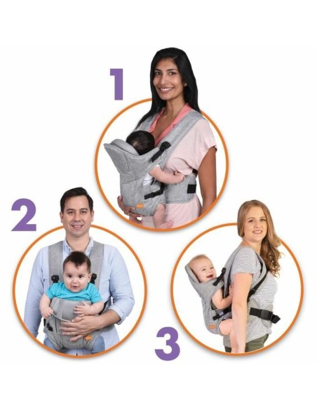 Baby Carrier Backpack Dreambaby Oxford Grey + 3 years 15 kg
