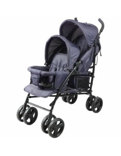 Baby's Pushchair Bambisol Double Cane Navy Blue