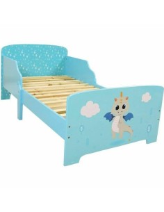 Bed Fun House LEON THE DRAGON 140 x 70 cm MDF Wood