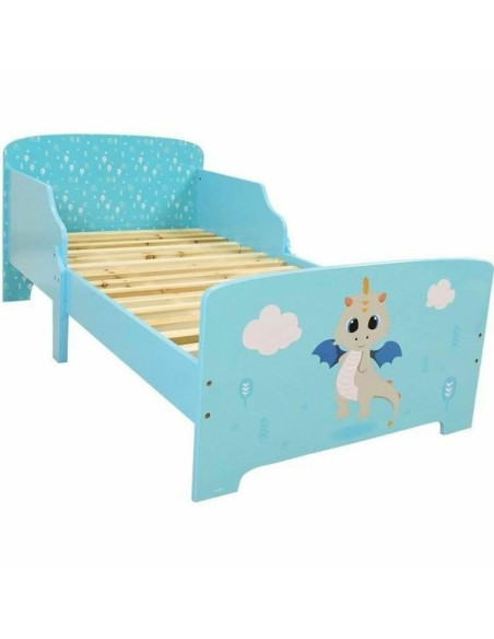 Bed Fun House LEON THE DRAGON 140 x 70 cm MDF Wood