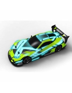 Remote-Controlled Car Exost Flash Light 1:14 Green Vert 2