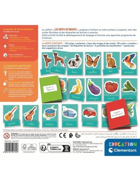 Educational Game Clementoni Les mots en images (FR)