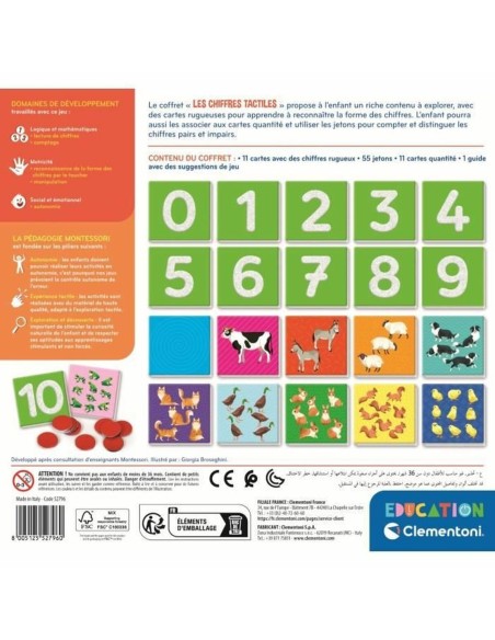 Educational Game Clementoni Les chiffres tactiles (FR)