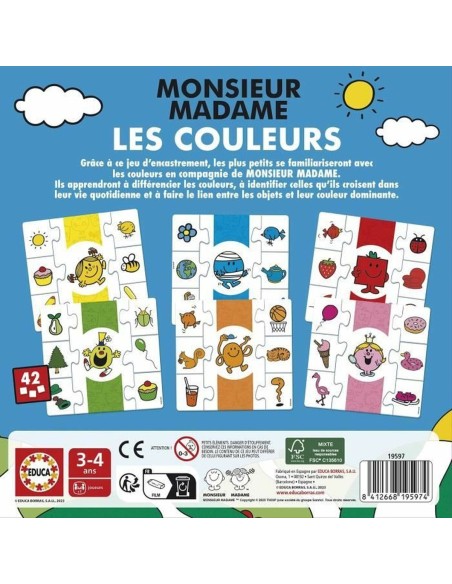Educational Game Educa Mr. Men and Women