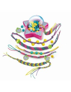 Bracelet Making Kit Clementoni Friendship bracelet creation box Plastic 2