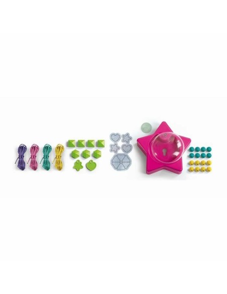 Bracelet Making Kit Clementoni Friendship bracelet creation box Plastic