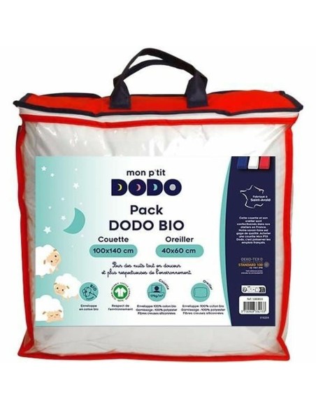 Duvet P'TIT DODO 100 x 140 cm White 2 Pieces