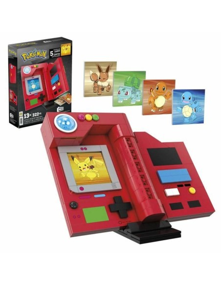 Construction set Megablocks MEGA-Pokémon-Pokédex of the Kanto region-322 pieces HYM37