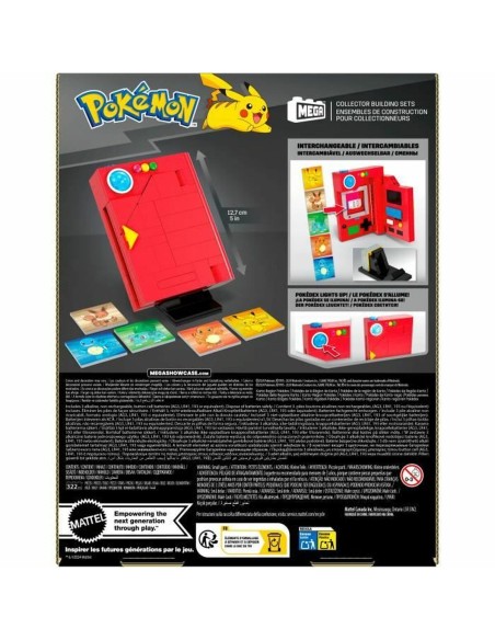 Construction set Megablocks MEGA-Pokémon-Pokédex of the Kanto region-322 pieces HYM37