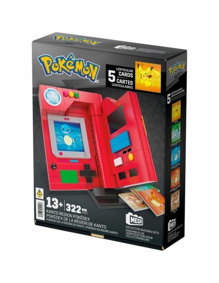 Construction set Megablocks MEGA-Pokémon-Pokédex of the Kanto region-322 pieces HYM37