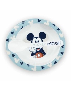 Dinnerware Set ThermoBaby MICROWAVE MEAL SET BOWL + MICKEY SPOON 2
