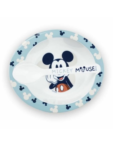 Dinnerware Set ThermoBaby MICROWAVE MEAL SET BOWL + MICKEY SPOON