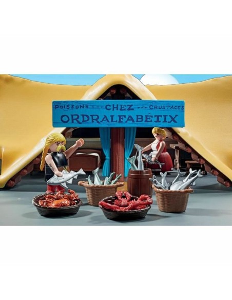 Playset Playmobil Astérix: Ordralfabetix Hut 71266 73 Pieces