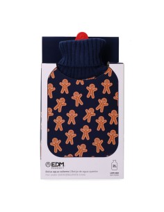 Hot Water Bottle EDM 76781 Black Wool 2 L 2