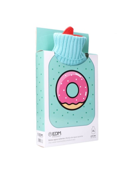 Hot Water Bottle EDM 76776 Celeste Wool 2 L