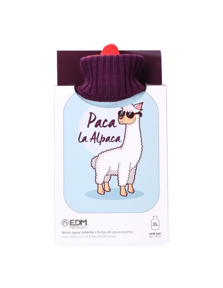 Hot Water Bottle EDM 76777 Celeste Wool 2 L