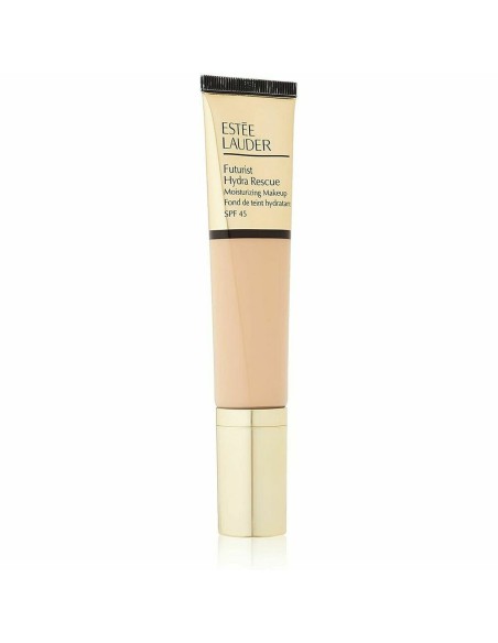 Liquid Make Up Base Estee Lauder Futurist Hydra Rescue Nº 1W2-sand Black Beige Spf 45