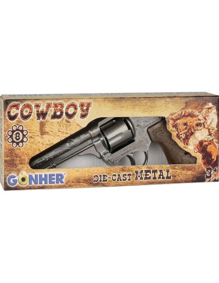 Cap Gun Gonher Silver Cowboy