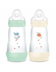 Baby's bottle MAM Fishes Green Beige
