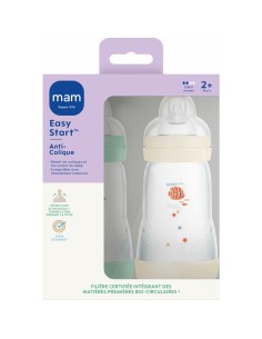 Baby's bottle MAM Fishes Green Beige 2