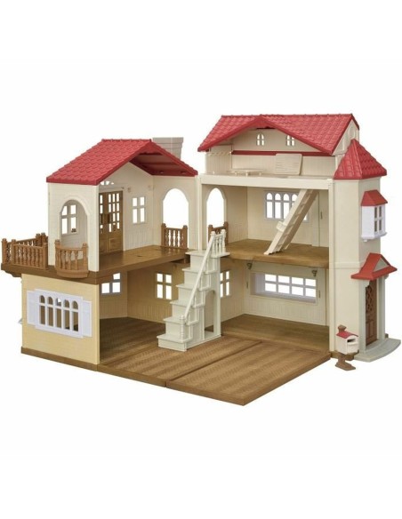 Playset Sylvanian Families Red Roof Country Home Doll's House Rabbit