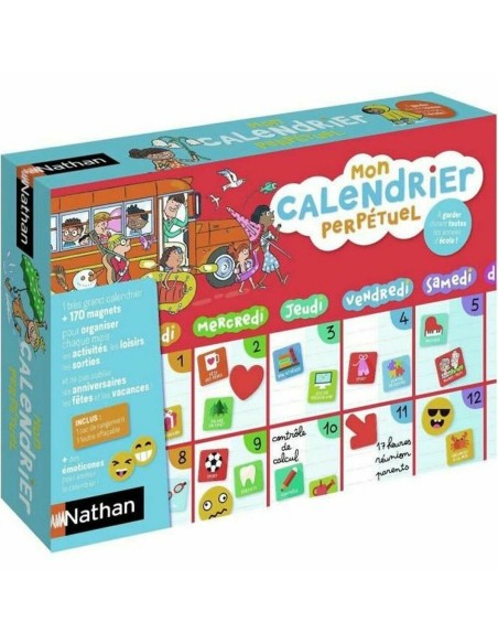 Board game Nathan My Perpetual Magnetic Calendar (FR)