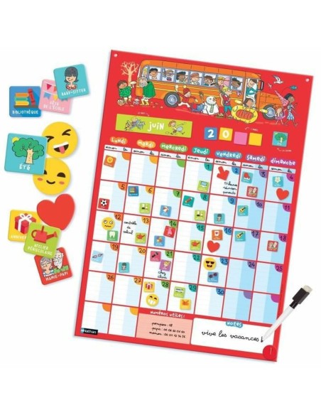 Board game Nathan My Perpetual Magnetic Calendar (FR)