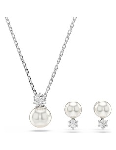 Women's necklace and matching earrings set Swarovski 5689624