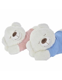 Teddy Bear DKD Home Decor 70 x 30 x 30 cm Blue Pink White Children's (2 Units) 2