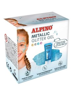 Children's Makeup Alpino Gel Glitter Blue