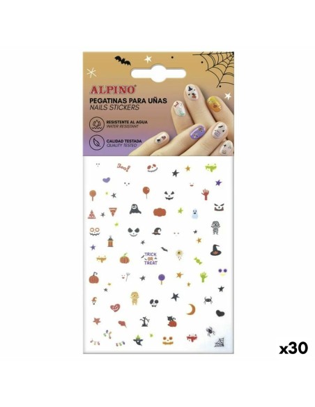 Nail art stickers Alpino Halloween (30 Units)