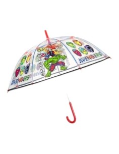 Umbrella The Avengers Perletti Transparent Fibreglass 74 cm Children's