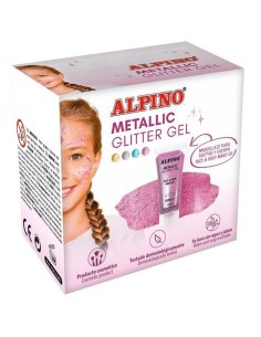 Children's Makeup Alpino Gel Glitter Pink